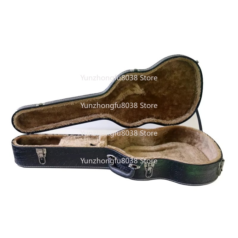 Musical Instrument Dulcimer - 34-Inch Wooden Guitar Case Convex Pressure,