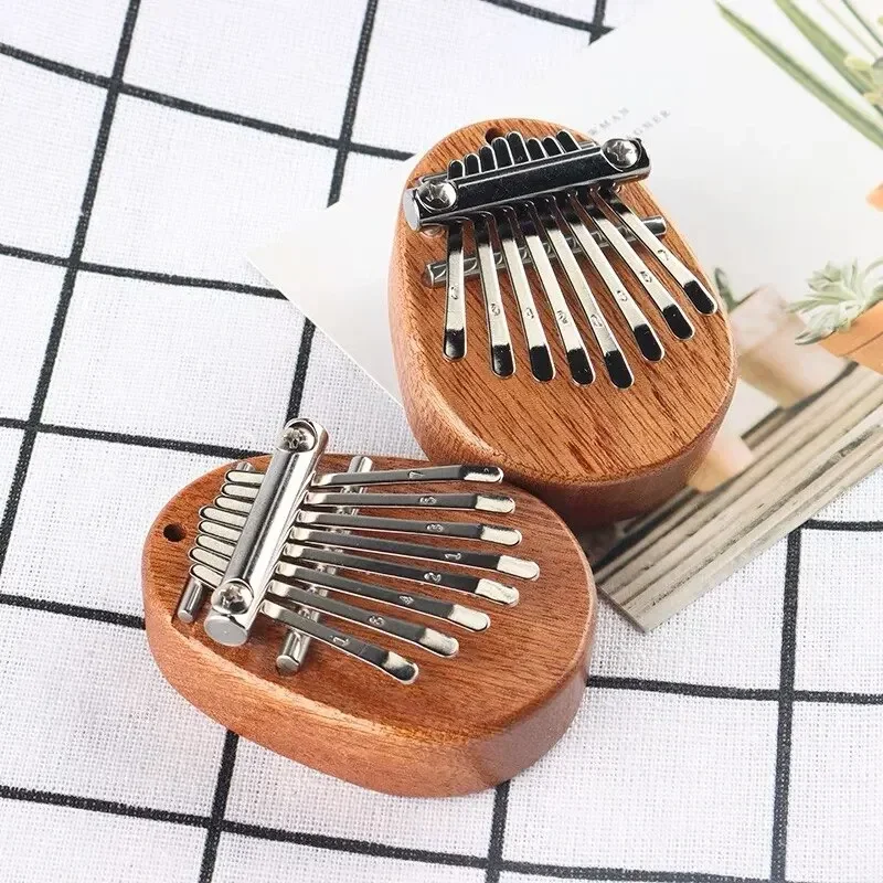 Musical Instrument Dulcimer - 1Pcs Wood Mini Thumb Piano Musical