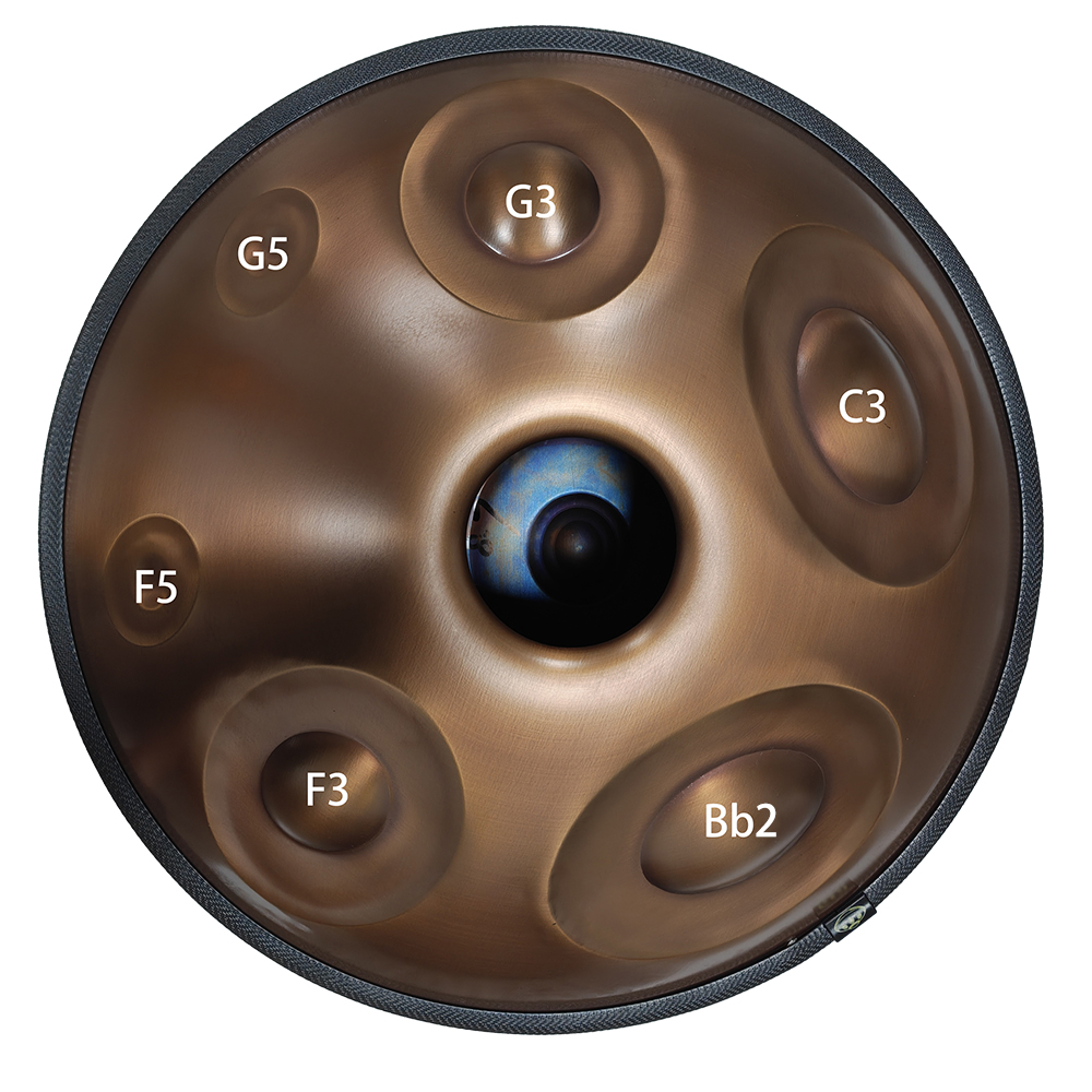 18 Notes Handpan Drum，in D Min - Musical Instrument Dulcimer recension och pris