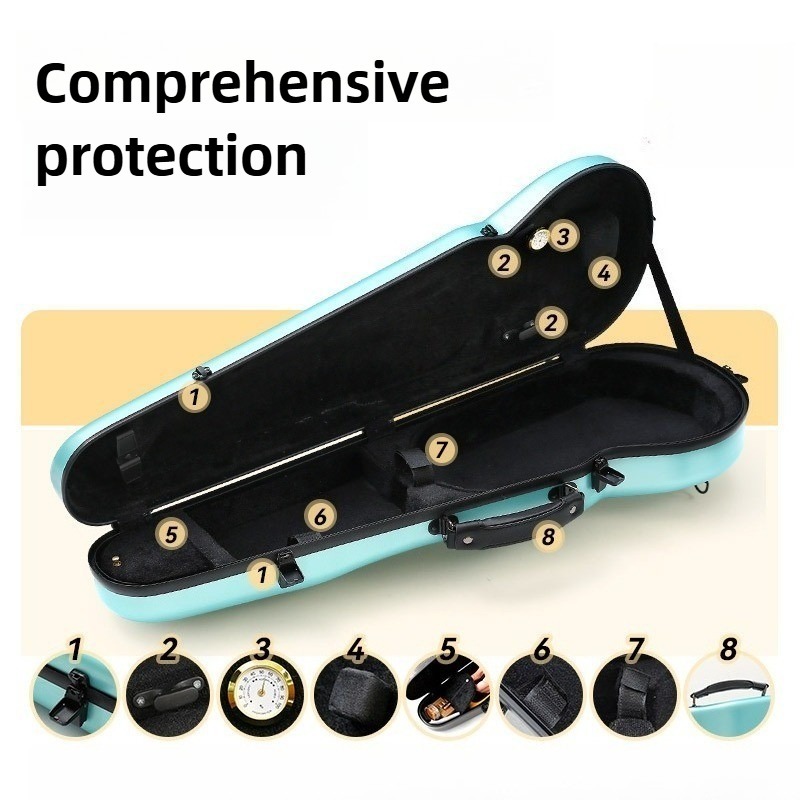 Carbon Fiber Violin Case Anti  - Musical Instrument Dulcimer recension och pris