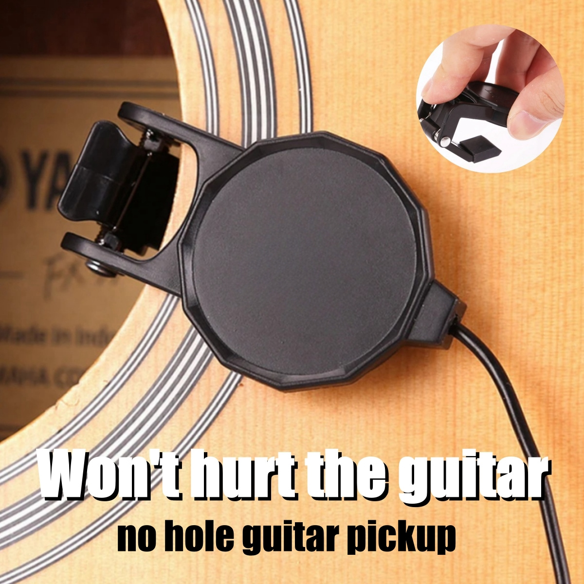 Audio Jack Clip On Pickup for  - Musical Instrument Dulcimer recension och pris