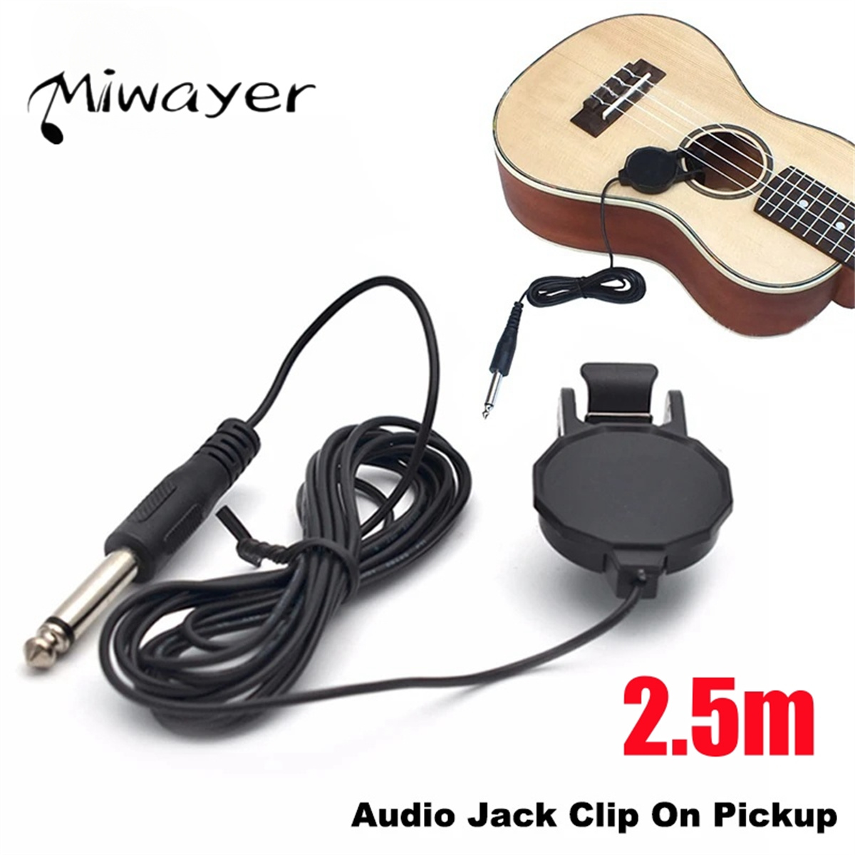 Audio Jack Clip On Pickup for  - Musical Instrument Dulcimer recension och pris