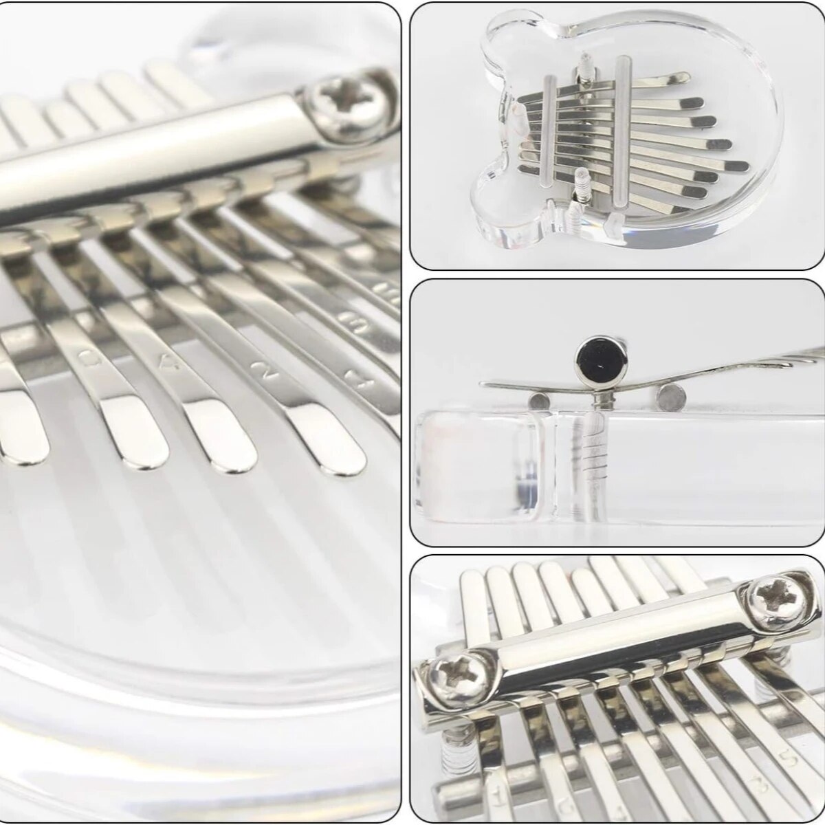 Miwayer 8 Keys Mini Kalimba Ra - Musical Instrument Dulcimer recension och pris