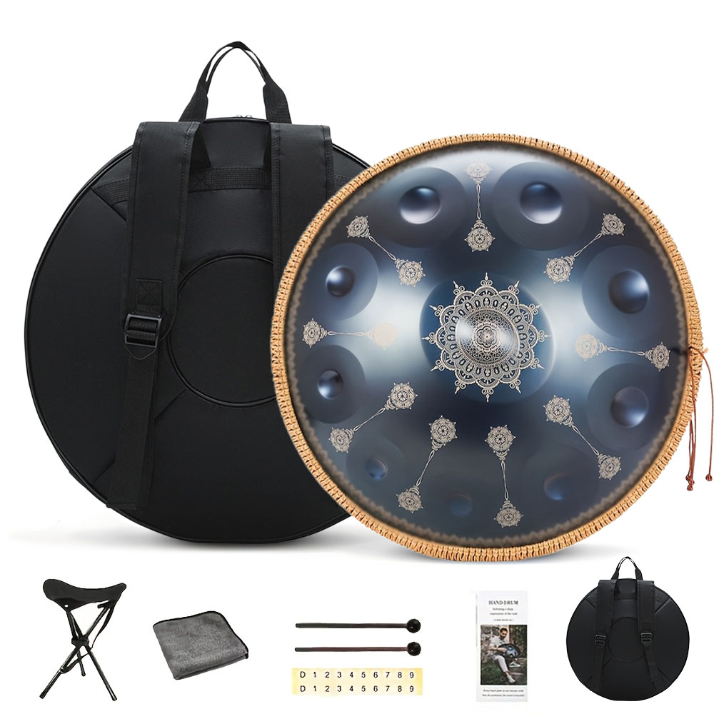 10 Notes Handpan Drum 22 Inch  - Musical Instrument Dulcimer recension och pris