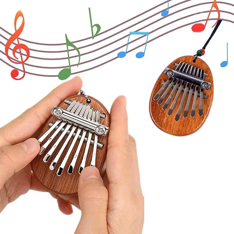 1Pcs Wood Mini Thumb Piano Mus - Musical Instrument Dulcimer recension och pris