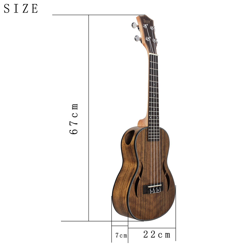 IRIN 23/26 Inch Ukulele Walnut - Musical Instrument Hawaiian recension och pris